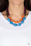 Tropical Trove - Multi Necklace - Paparazzi Accessories Necklace Bedazzle Me Pretty Mobile Fashion Boutique