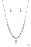 True Love Trinket - White Necklace - Paparazzi Accessories Necklace Bedazzle Me Pretty Mobile Fashion Boutique