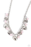 True Loves Trove - Pink Necklace - Paparazzi Accessories Necklace Bedazzle Me Pretty Mobile Fashion Boutique