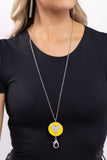 True to Your Heart - Yellow Lanyard - Paparazzi Accessories Lanyard Bedazzle Me Pretty Mobile Fashion Boutique