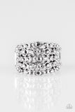 Truly Treasured - Silver Ring - Paparazzi Accessories Ring Bedazzle Me Pretty Mobile Fashion Boutique
