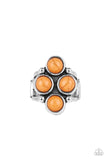 Tucson Tour - Orange Ring - Paparazzi Accessories Ring Bedazzle Me Pretty Mobile Fashion Boutique