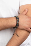 Tundra Thunder - Multi Bracelet - Paparazzi Accessories Bracelet Bedazzle Me Pretty Mobile Fashion Boutique