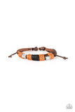Tundra Trail - Brown Bracelet - Paparazzi Accessories Bracelet Bedazzle Me Pretty Mobile Fashion Boutique
