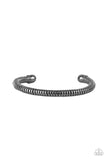 Turbocharged - Black Mens Bracelet - Paparazzi Accessories Mens Bracelet Bedazzle Me Pretty Mobile Fashion Boutique