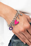 Turn Up the Charm - Multi Bracelet - Paparazzi Accessories Bracelet Bedazzle Me Pretty Mobile Fashion Boutique