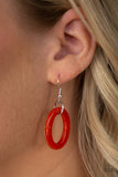 Turn Up The Heat - Orange Necklace - Paparazzi Accessories Necklace Bedazzle Me Pretty Mobile Fashion Boutique