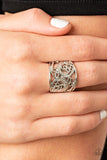 Turning The Tides - Silver Ring - Paparazzi Accessories Ring Bedazzle Me Pretty Mobile Fashion Boutique