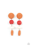 Twine Tango - Multi Post Earrings - Paparazzi Accessories Post Earrings Bedazzle Me Pretty Mobile Fashion Boutique
