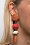 Twine Tango - Multi Post Earrings - Paparazzi Accessories Post Earrings Bedazzle Me Pretty Mobile Fashion Boutique
