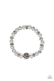 Twinkling Timelessness - Silver Bracelet - Paparazzi Accessories Bracelet Bedazzle Me Pretty Mobile Fashion Boutique
