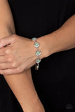 Twinkling Trajectory - Green Bracelet - Paparazzi Accessories Bracelet Bedazzle Me Pretty Mobile Fashion Boutique