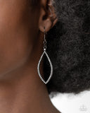 Twinkly Treat - Black Earrings - Paparazzi Accessories Earrings Bedazzle Me Pretty Mobile Fashion Boutique