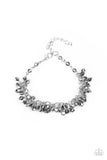 Twinkly Twilight - Silver Bracelet - Paparazzi Accessories Bracelet Bedazzle Me Pretty Mobile Fashion Boutique
