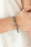 Twinkly Twilight - Silver Bracelet - Paparazzi Accessories Bracelet Bedazzle Me Pretty Mobile Fashion Boutique