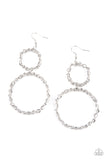Twist of FABULOUS - Silver Earrings - Paparazzi Accessories Earrings Bedazzle Me Pretty Mobile Fashion Boutique