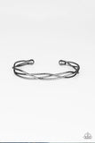 Twist Of The Wrist - Black Bracelet - Paparazzi Accessories Bracelet Bedazzle Me Pretty Mobile Fashion Boutique