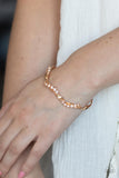 Twisted Twinkle - Gold Bracelet - Paparazzi Accessories Bracelet Bedazzle Me Pretty Mobile Fashion Boutique