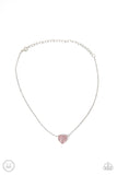 Twitterpated Twinkle - Pink Necklace - Paparazzi Accessories Necklace Bedazzle Me Pretty Mobile Fashion Boutique