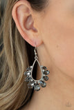 Two Can Play That Game - Silver Earrings - Paparazzi Accessories Earrings Bedazzle Me Pretty Mobile Fashion Boutique