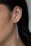 Ultra Sharp - White Necklace - Paparazzi Accessories Necklace Bedazzle Me Pretty Mobile Fashion Boutique
