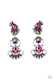 Ultra Universal - Pink Post Earrings - Paparazzi Accessories Post Earrings Bedazzle Me Pretty Mobile Fashion Boutique