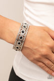 Ultra Upscale - Black Bracelet - Paparazzi Accessories Bracelet Bedazzle Me Pretty Mobile Fashion Boutique