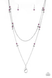 Ultrawealthy - Purple Lanyard - Paparazzi Accessories Lanyard Bedazzle Me Pretty Mobile Fashion Boutique