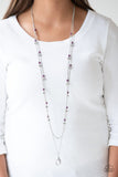 Ultrawealthy - Purple Lanyard - Paparazzi Accessories Lanyard Bedazzle Me Pretty Mobile Fashion Boutique