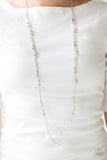 Ultrawealthy - Silver Necklace - Paparazzi Accessories Necklace Bedazzle Me Pretty Mobile Fashion Boutique