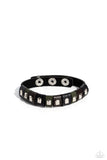 Unabashedly Urban - Black Bracelet - Paparazzi Accessories Bracelet Bedazzle Me Pretty Mobile Fashion Boutique