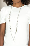 Unapologetic Flirt - Green Lanyard - Paparazzi Accessories Lanyard Bedazzle Me Pretty Mobile Fashion Boutique