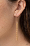 Undauntingly Urban - Gold Necklace - Paparazzi Accessories Necklace Bedazzle Me Pretty Mobile Fashion Boutique