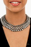 Undeniable - 2022 Zi Collection Necklace  - Paparazzi Accessories Bedazzle Me Pretty Mobile Fashion Boutique