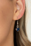Undeniably Demure - Blue Necklace - Paparazzi Accessories Necklace Bedazzle Me Pretty Mobile Fashion Boutique