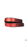 Under The SEQUINS - Brown Bracelet - Paparazzi Accessories Bracelet Bedazzle Me Pretty Mobile Fashion Boutique