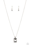 Understated Dazzle - Silver Necklace - Paparazzi Accessories Necklace Bedazzle Me Pretty Mobile Fashion Boutique
