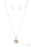 Undiluted Dazzle - Brown Necklace - Paparazzi Accessories Necklace Bedazzle Me Pretty Mobile Fashion Boutique