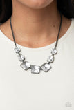 Unfiltered Confidence - Black Necklace - Paparazzi Accessories Necklace Bedazzle Me Pretty Mobile Fashion Boutique