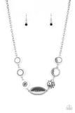 Uniquely Unconventional - Black Necklace - Paparazzi Accessories Necklace Bedazzle Me Pretty Mobile Fashion Boutique