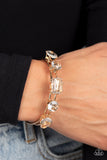 Uniquely Untapped - Gold Bracelet - Paparazzi Accessories Bracelet Bedazzle Me Pretty Mobile Fashion Boutique