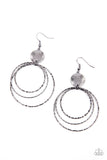 Universal Rehearsal - Black Earrings - Paparazzi Accessories Earrings Bedazzle Me Pretty Mobile Fashion Boutique