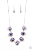 Unleash Your Sparkle - Purple Necklace - Paparazzi Accessories Necklace Bedazzle Me Pretty Mobile Fashion Boutique