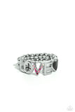 Unlimited Love - Black Ring - Paparazzi Accessories Ring Bedazzle Me Pretty Mobile Fashion Boutique