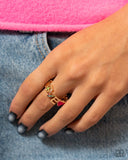 Unlimited Love - Gold Ring - Paparazzi Accessories Ring Bedazzle Me Pretty Mobile Fashion Boutique