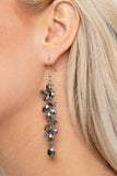 Unlimited Luster - Silver Earrings - Paparazzi Accessories Earrings Bedazzle Me Pretty Mobile Fashion Boutique