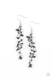 Unlimited Luster - Silver Earrings - Paparazzi Accessories Earrings Bedazzle Me Pretty Mobile Fashion Boutique