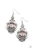 Unlimited Vacation - Pink Earrings - Paparazzi Accessories Earrings Bedazzle Me Pretty Mobile Fashion Boutique