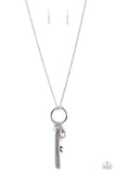Unlock Your Sparkle - Pink Necklace - Paparazzi Accessories Necklace Bedazzle Me Pretty Mobile Fashion Boutique