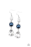 Unpredictable Shimmer - Blue Earrings - Paparazzi Accessories Earrings Bedazzle Me Pretty Mobile Fashion Boutique